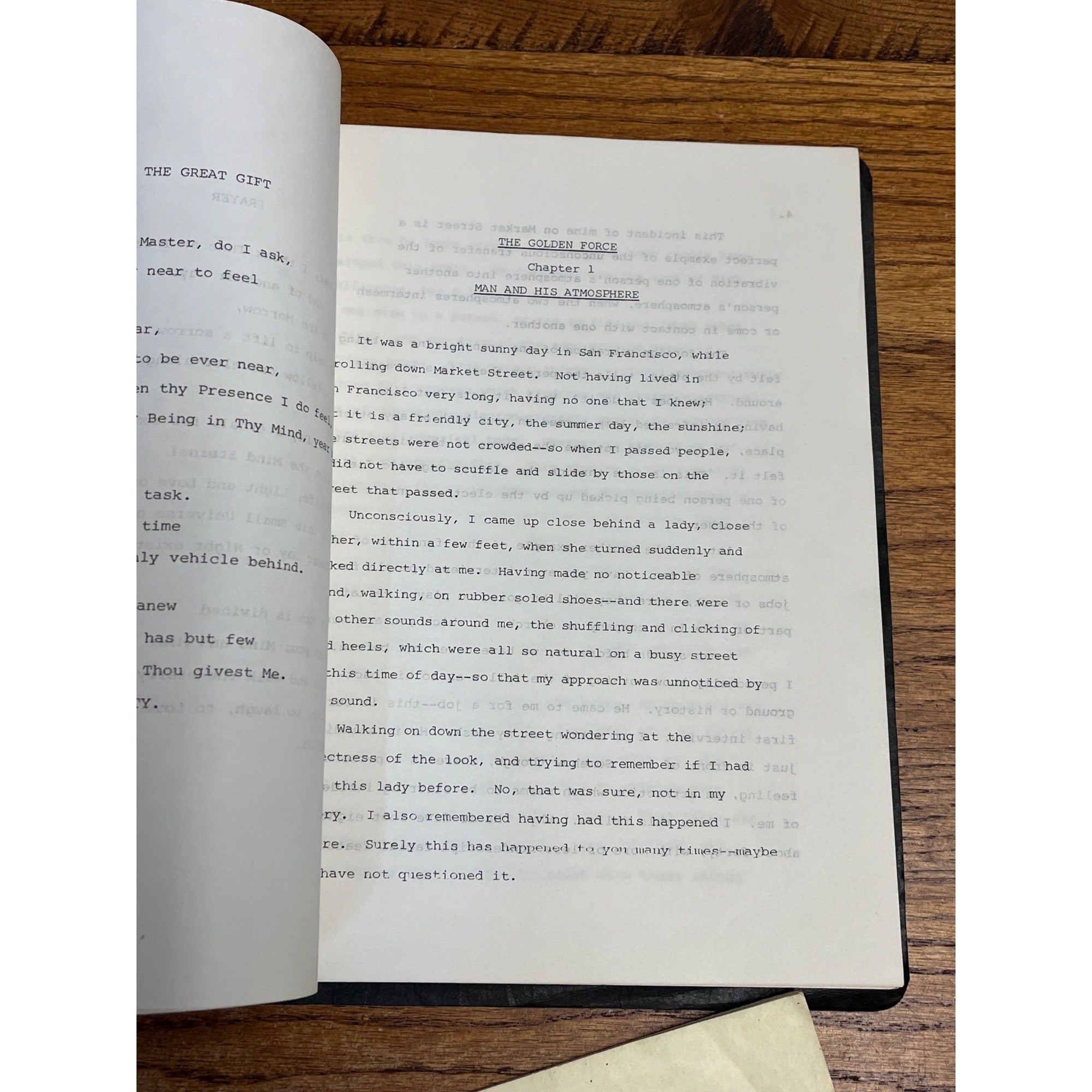 Vintage 1960s The Golden Force Holy Order of Mans Christian Religious Spiritual Text