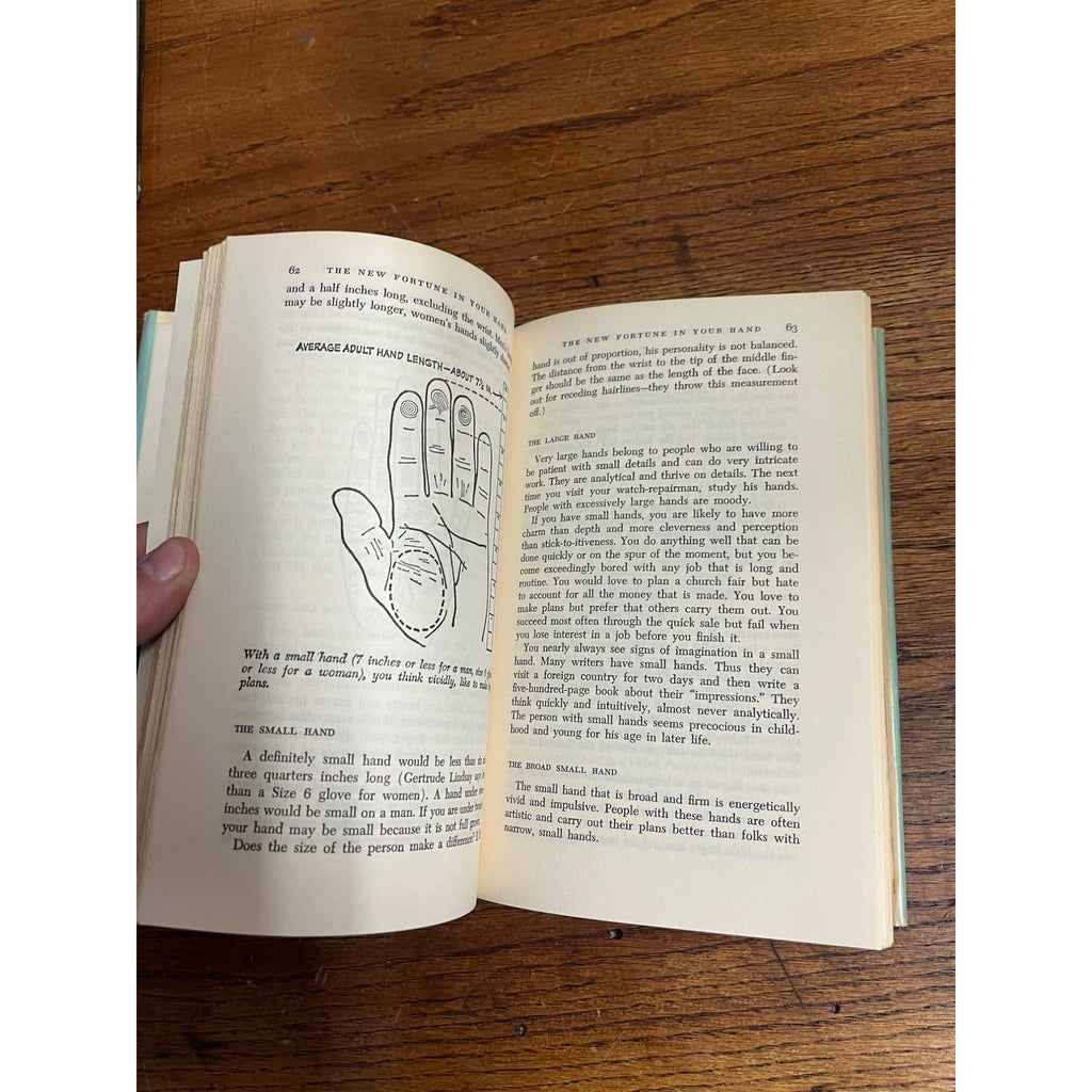 The New Fortune in Your Hand by Elizabeth Daniels Squire (1960) Hardcover Book