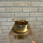 Vintage Clam W/ Pearl Shell On Stones Table Top Lighter Untested