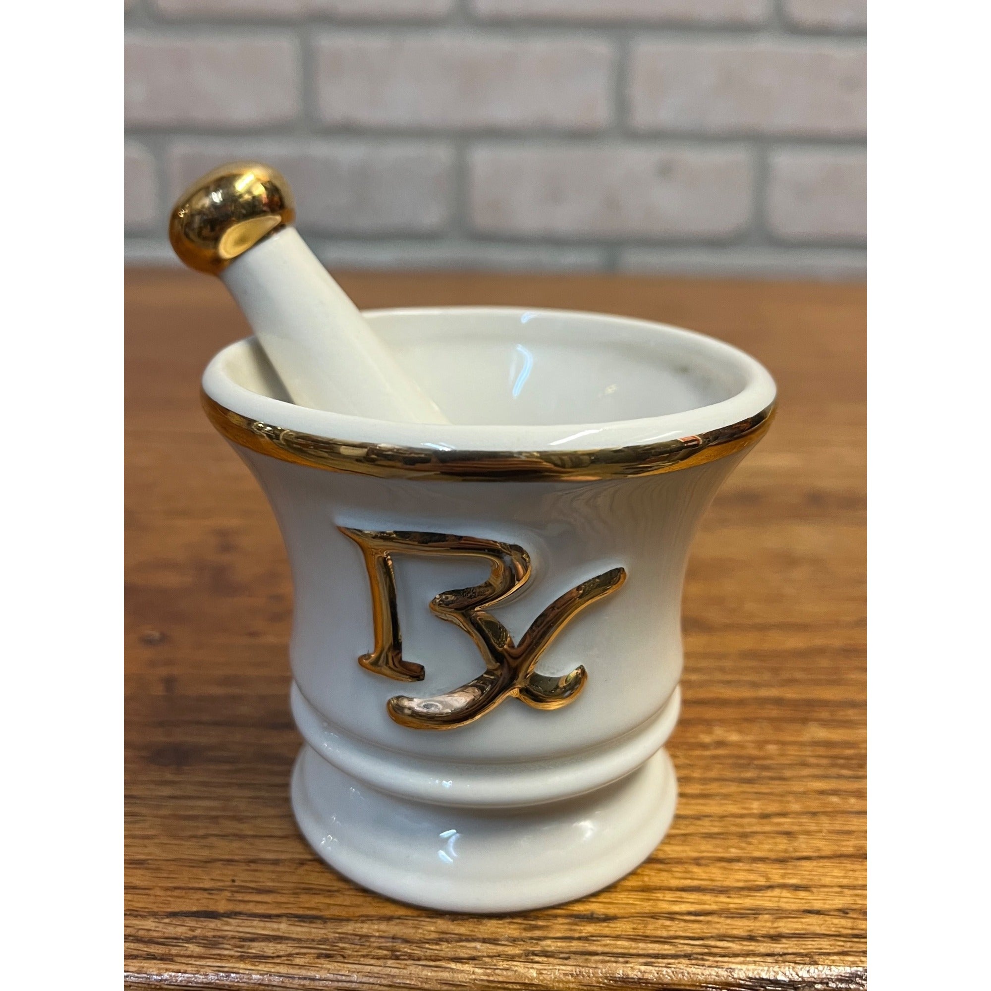 Vintage 1950s Pharmacy Advertising Display Mortar and Pestle