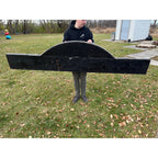 Vintage Pianoforte & Music Co. New York Wooden Trade Advertising Store Sign 8ft