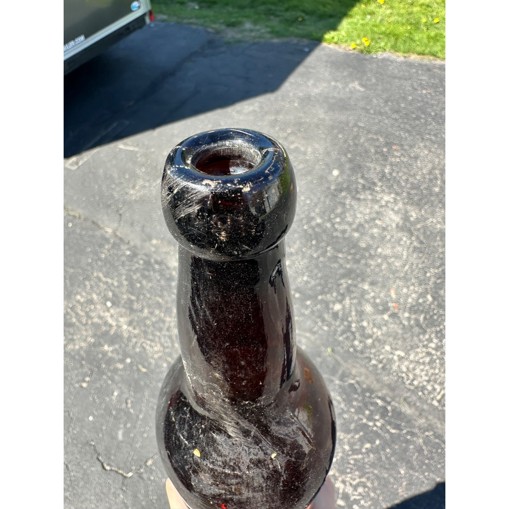 Pre-Prohibition Richter Brewing Co. Amber Escanaba Michigan Beer Bottle Blob
