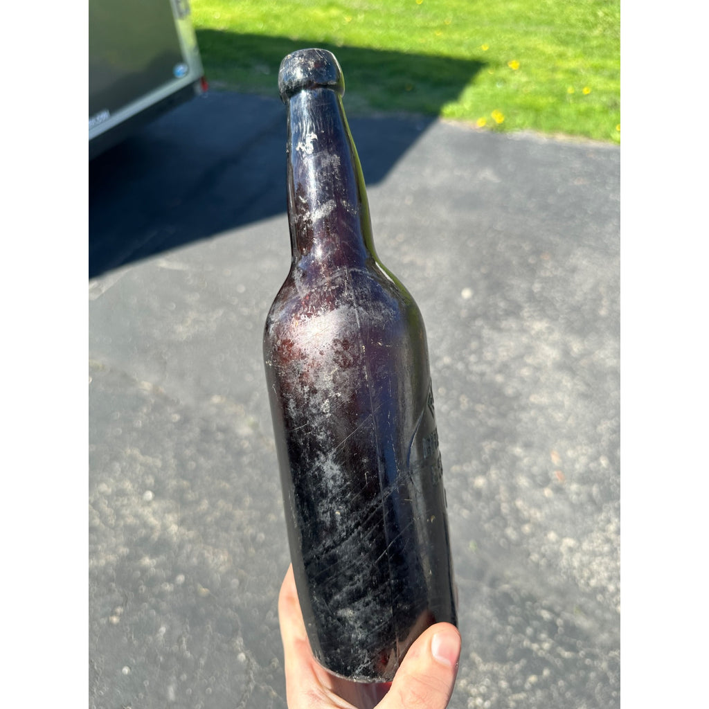 Pre-Prohibition Richter Brewing Co. Amber Escanaba Michigan Beer Bottle Blob