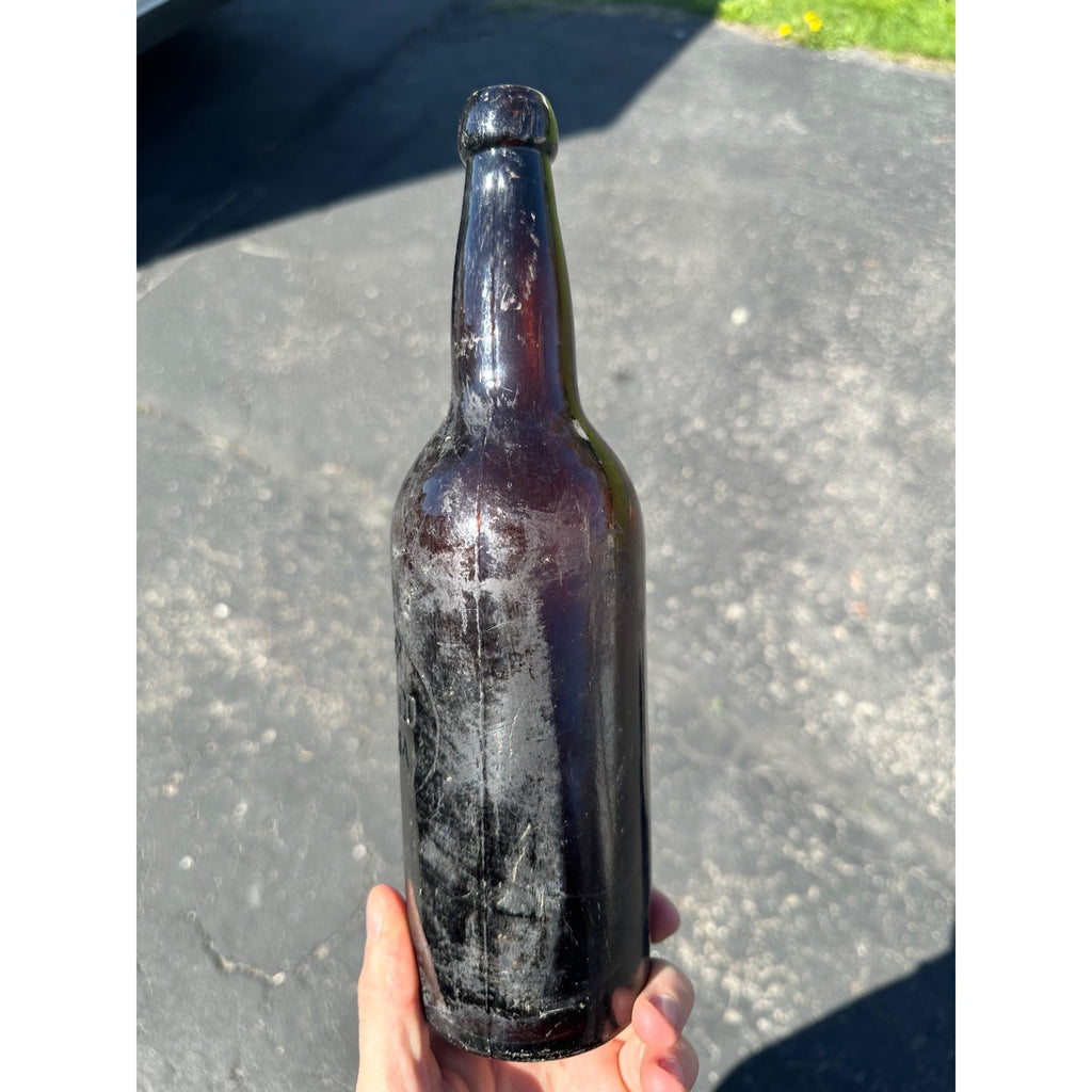 Pre-Prohibition Richter Brewing Co. Amber Escanaba Michigan Beer Bottle Blob
