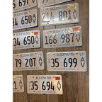 Vintage Huge Lot (27) State Silhouette Illinois License Plates 2010s Land of Lincoln