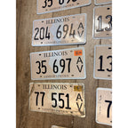 Vintage Huge Lot (27) State Silhouette Illinois License Plates 2010s Land of Lincoln