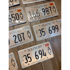 Vintage Huge Lot (27) State Silhouette Illinois License Plates 2010s Land of Lincoln