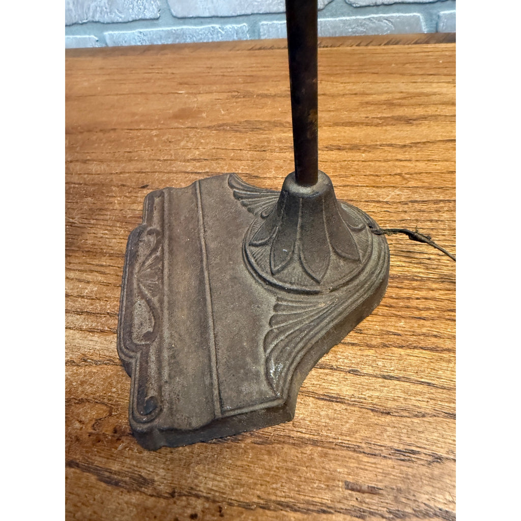Vintage Art Metal Guild Iron Desk Pen Holder Lamp Brooklyn NY For Restoration