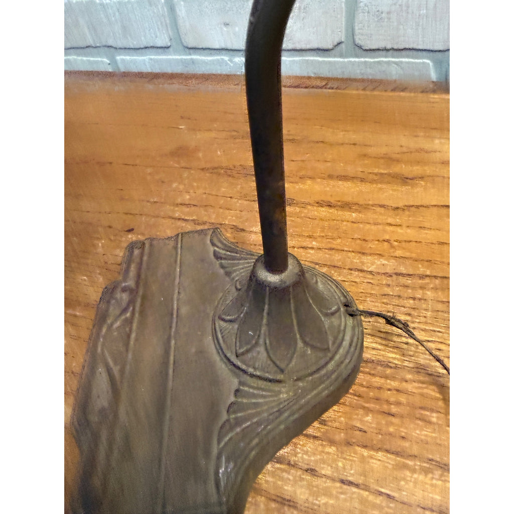 Vintage Art Metal Guild Iron Desk Pen Holder Lamp Brooklyn NY For Restoration
