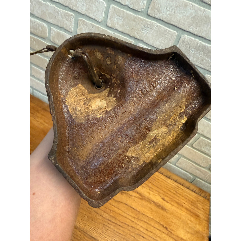 Vintage Art Metal Guild Iron Desk Pen Holder Lamp Brooklyn NY For Restoration