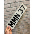 Vintage Isle of Man Foreign Automobile Car License Plate British England MMN