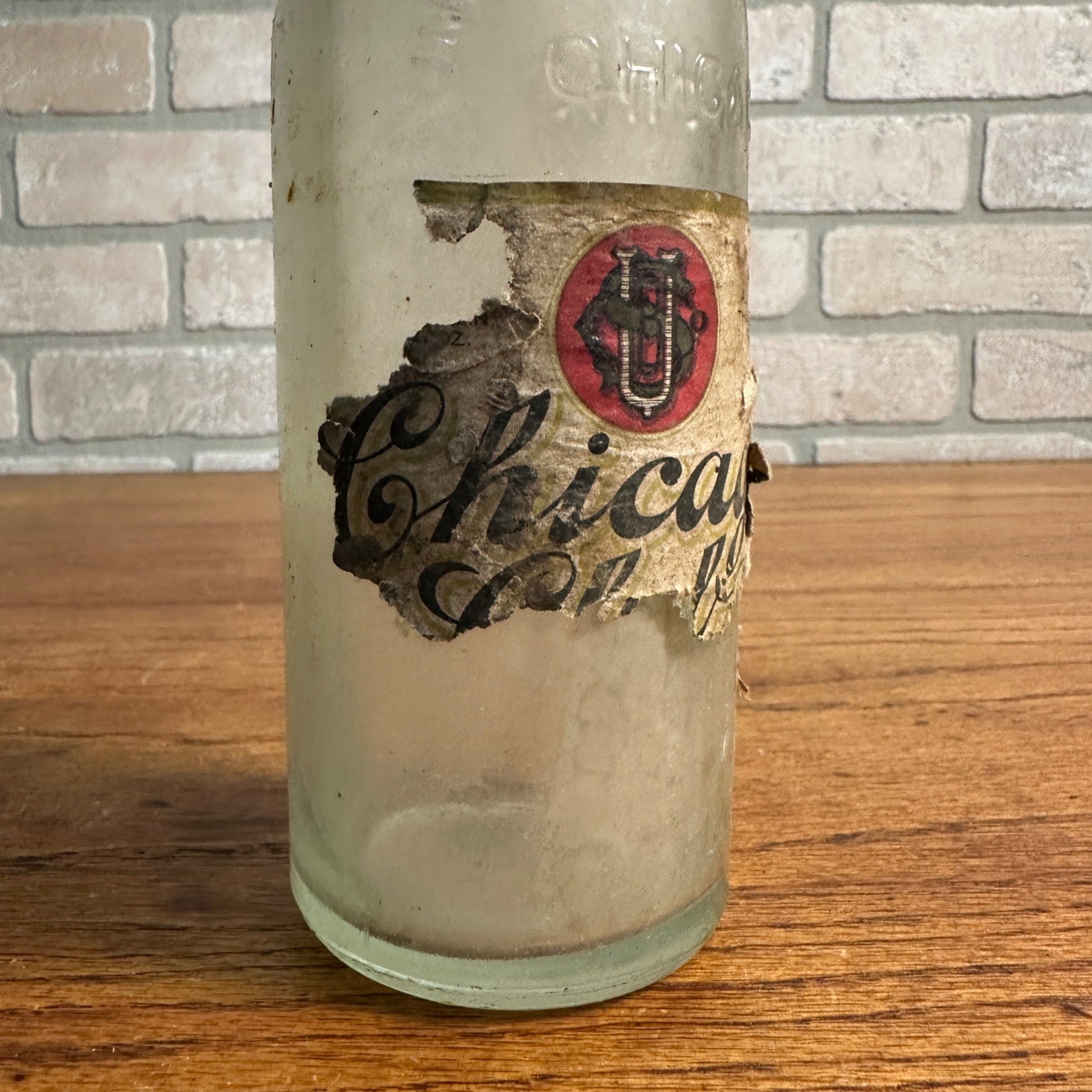 Chicago Club United States Brewing Co. Company Beer Bottle Partial Label