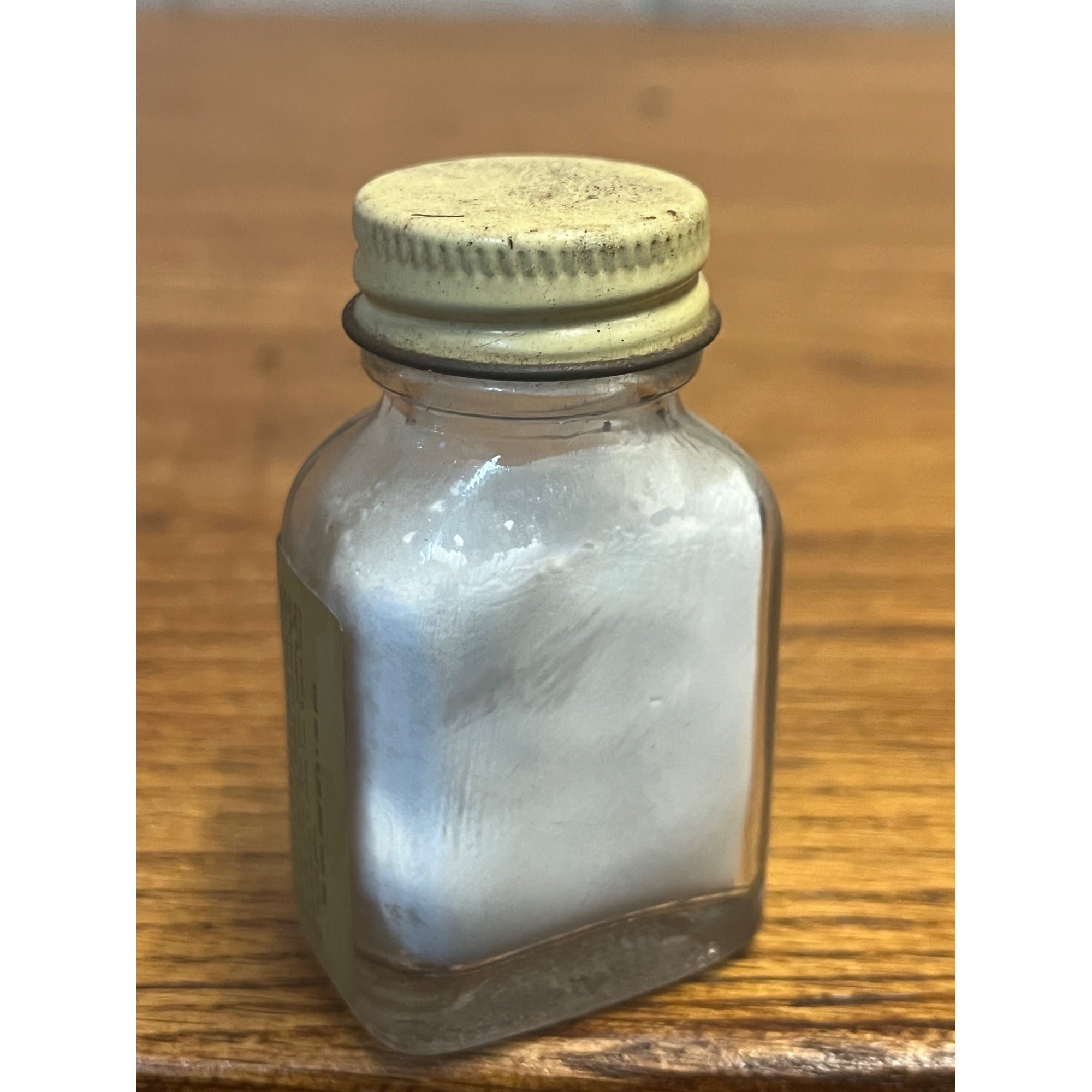 Vintage Eli Lilly Powder No 40 Lime Slaked USP Pharmacy Chemical Bottle Full