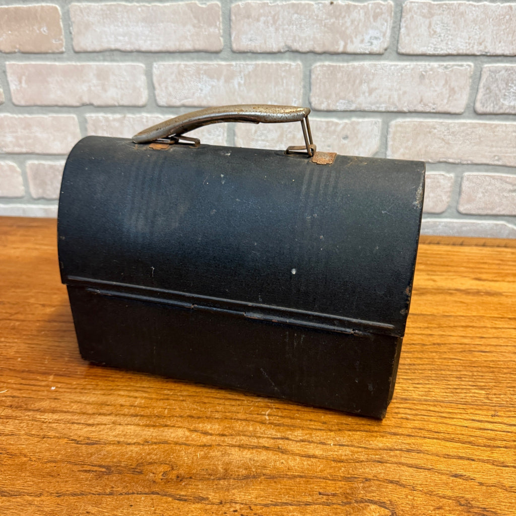 Vintage Metal Dome Top Lunch Pail Toolbox Personalized Jack Sullivan