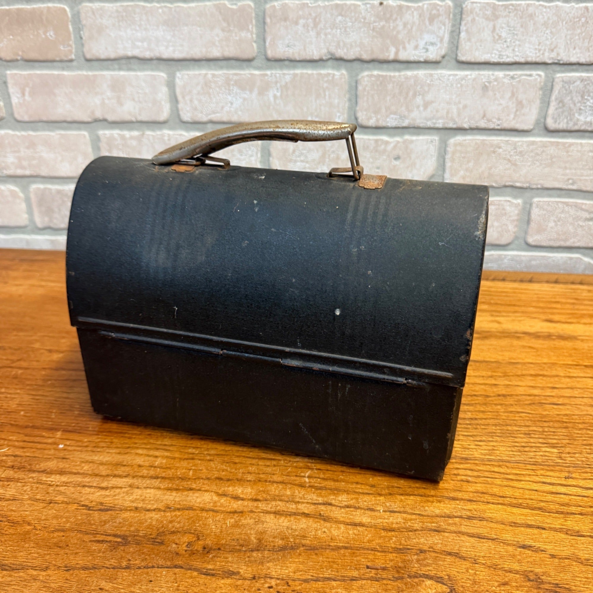 Vintage Metal Dome Top Lunch Pail Toolbox Personalized Jack Sullivan