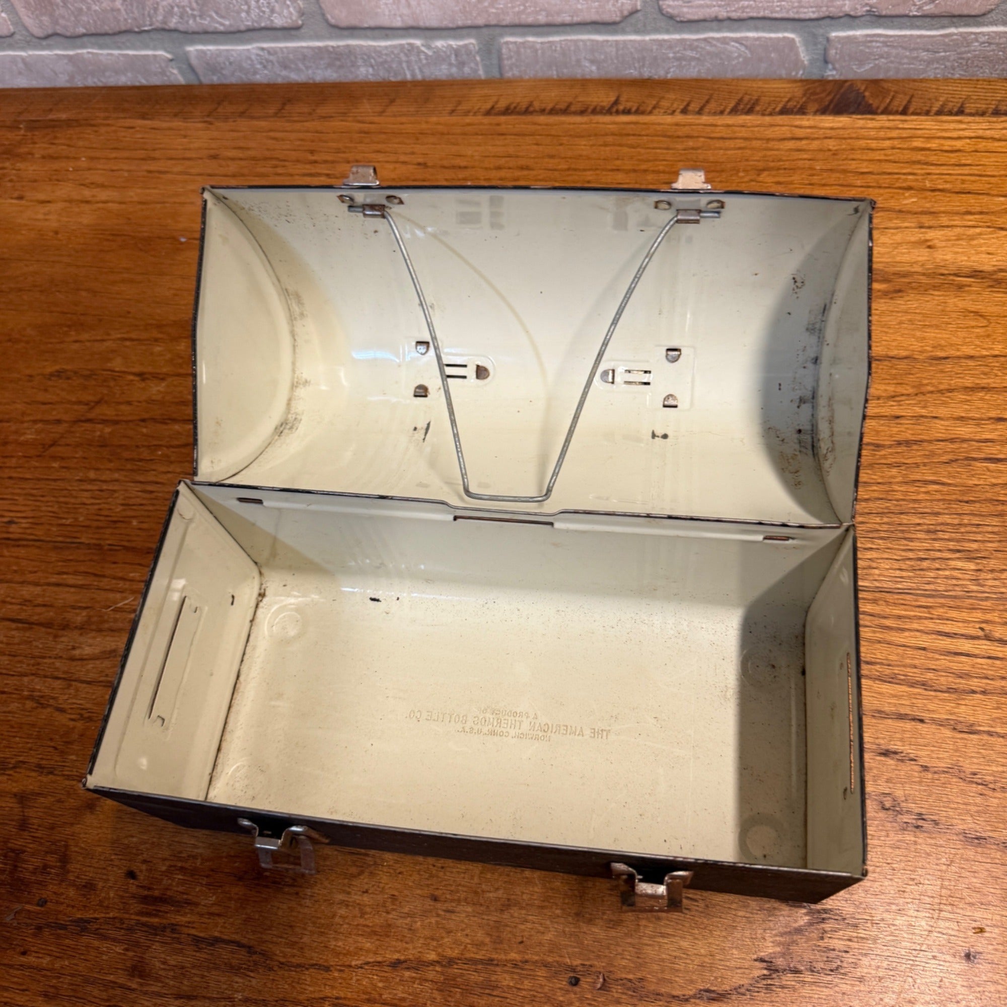 Vintage Metal Dome Top Lunch Pail Toolbox Personalized Jack Sullivan