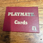 Vintage Playmate Playing Cards in Original Red Box Playboy Bunny Hugh Hefner Mature Content Erotica
