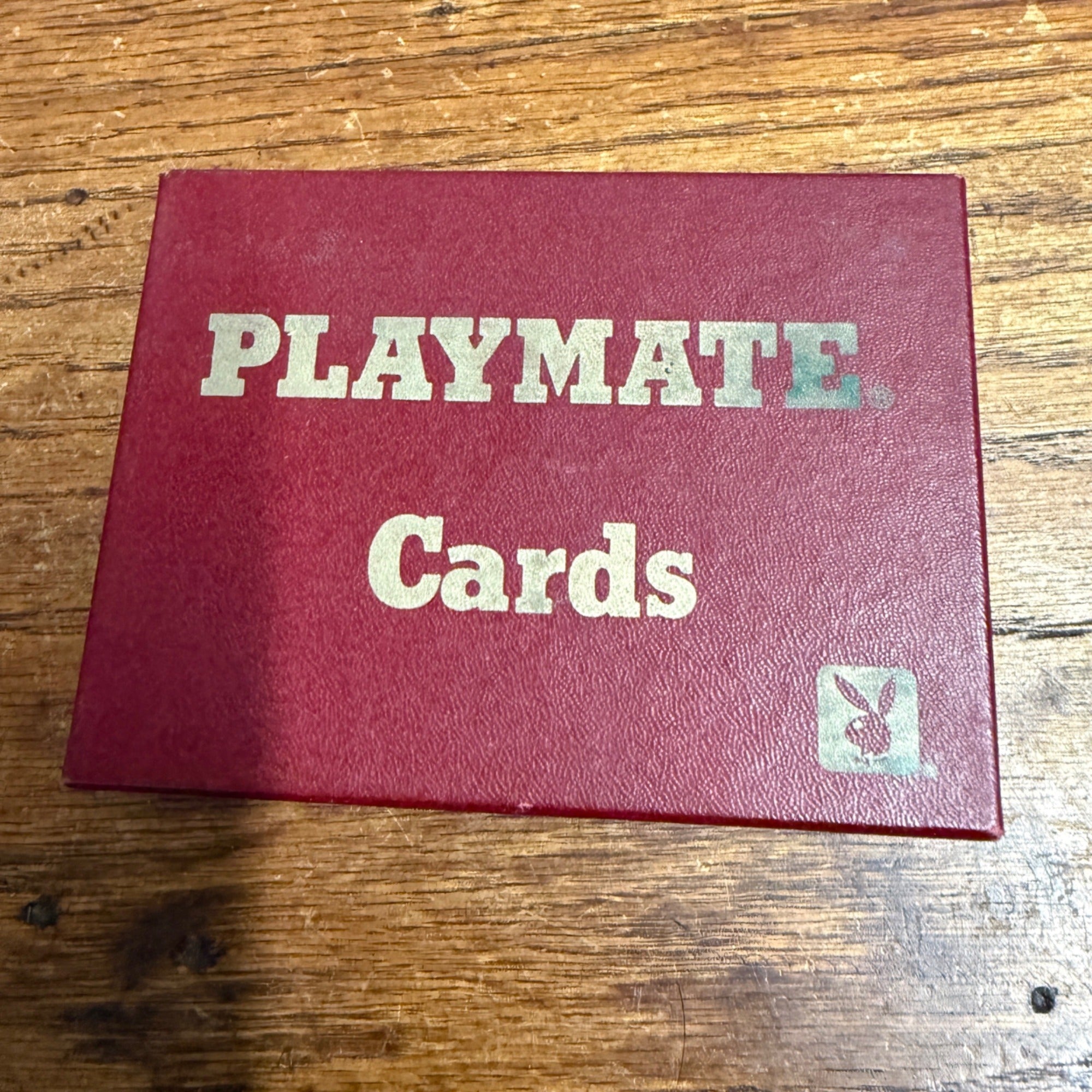 Vintage Playmate Playing Cards in Original Red Box Playboy Bunny Hugh Hefner Mature Content Erotica