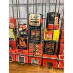 Vintage Atlas Tacks Hardware Store Display + Boxes Advertising Display Rack Sign