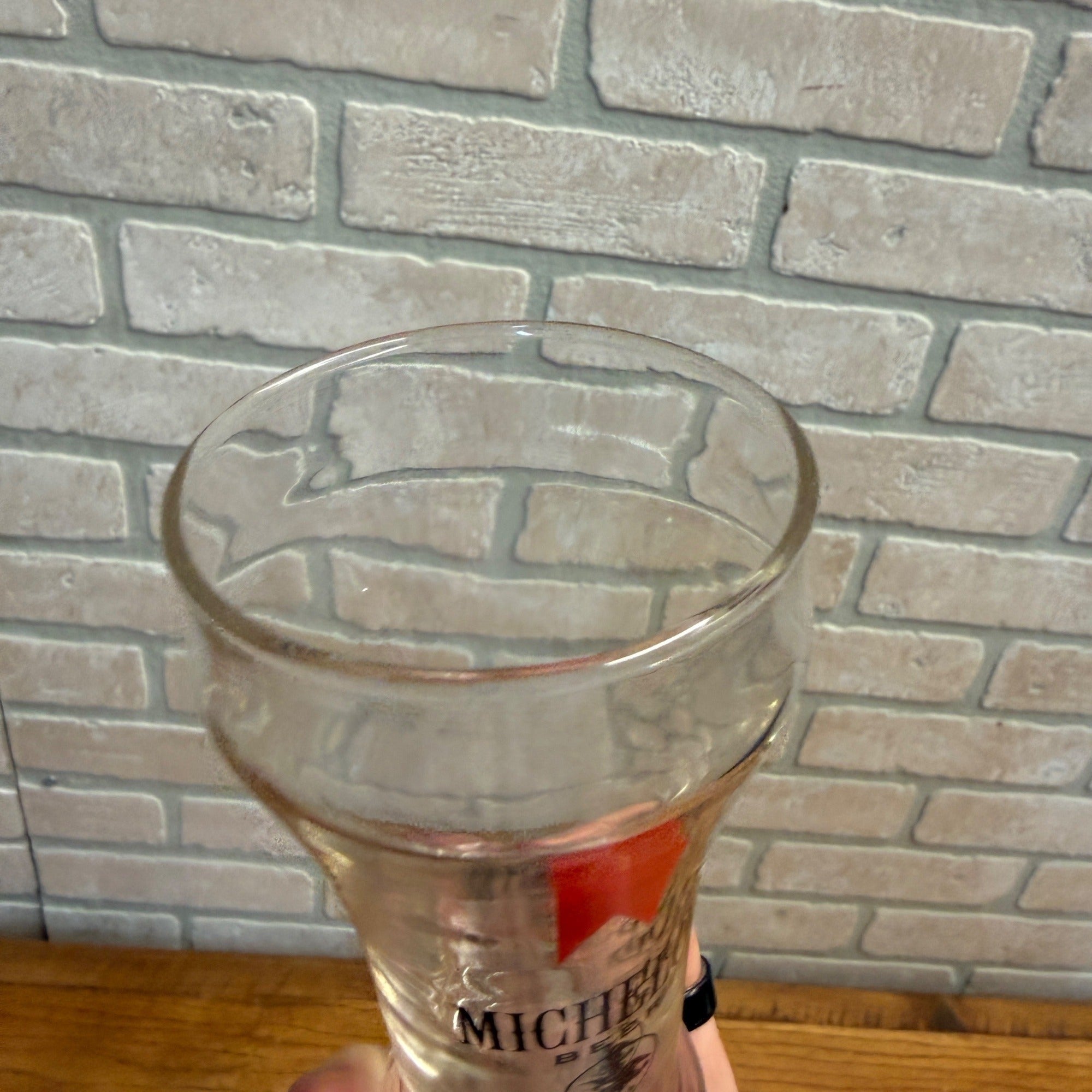 Budweiser Michelob Beer Glass 5.5" Anheuser Busch