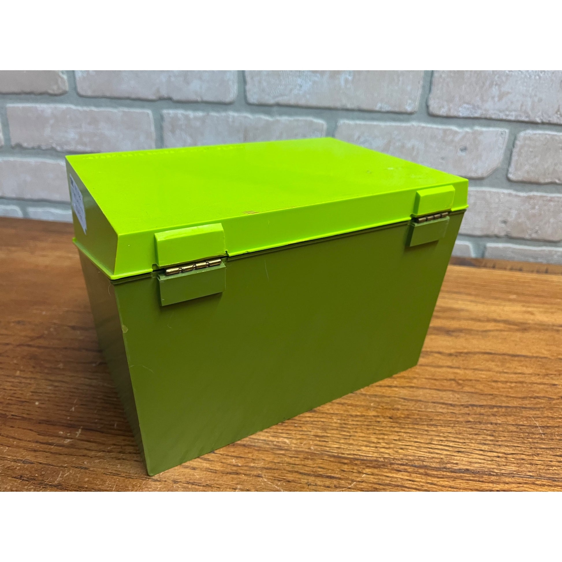 Vintage Betty Crocker Recipe Card Library Green Plastic Box w/ Cards MCM