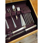 Vintage Oneida 1945 Prestige Plate Bordeaux Pattern Silverware Flatware 130pcs