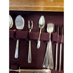 Vintage Oneida 1945 Prestige Plate Bordeaux Pattern Silverware Flatware 130pcs