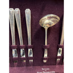 Vintage Oneida 1945 Prestige Plate Bordeaux Pattern Silverware Flatware 130pcs