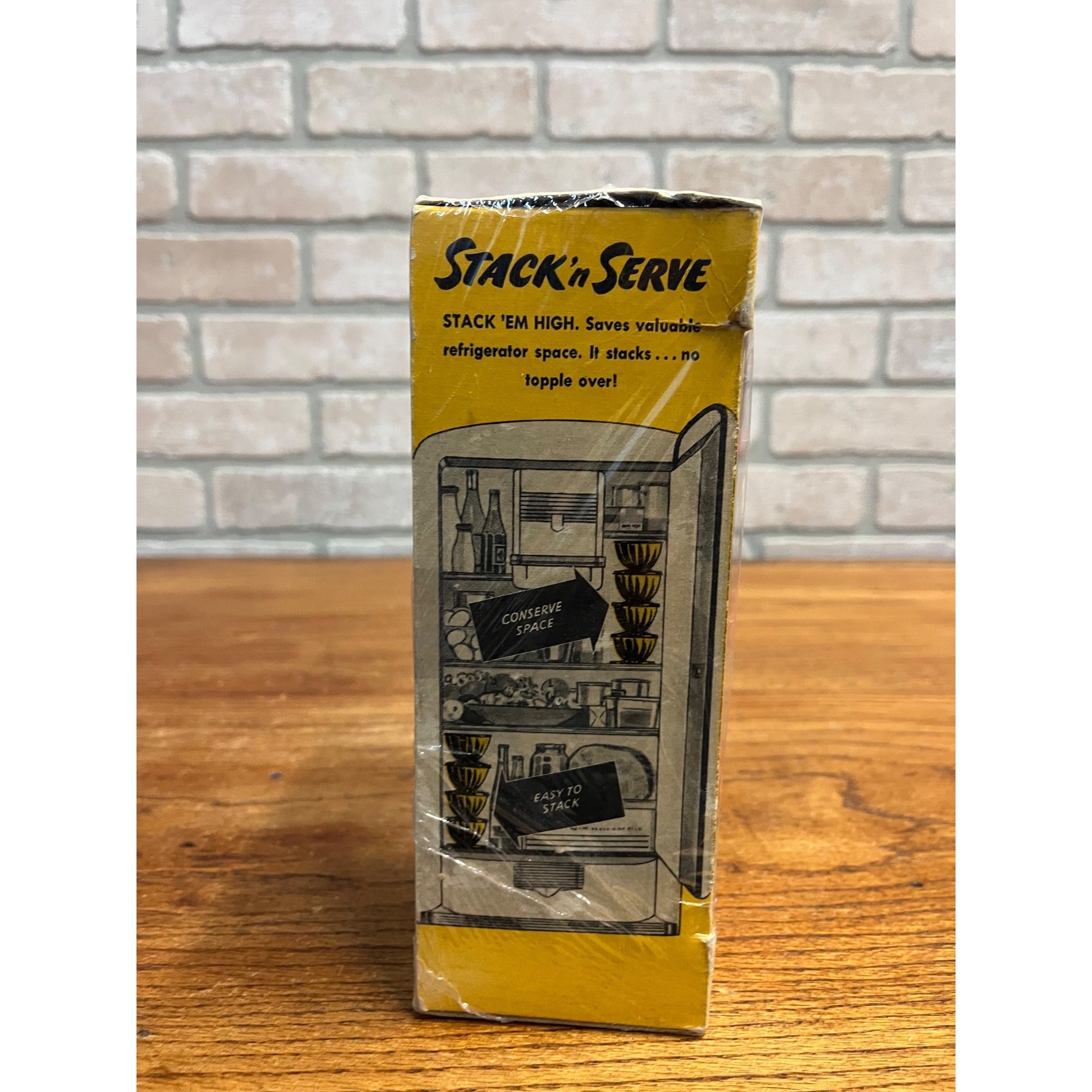 Vintage Stack n Serve Gelatin Molds Dessert Cups Box Bernard Edward Co NEW NOS