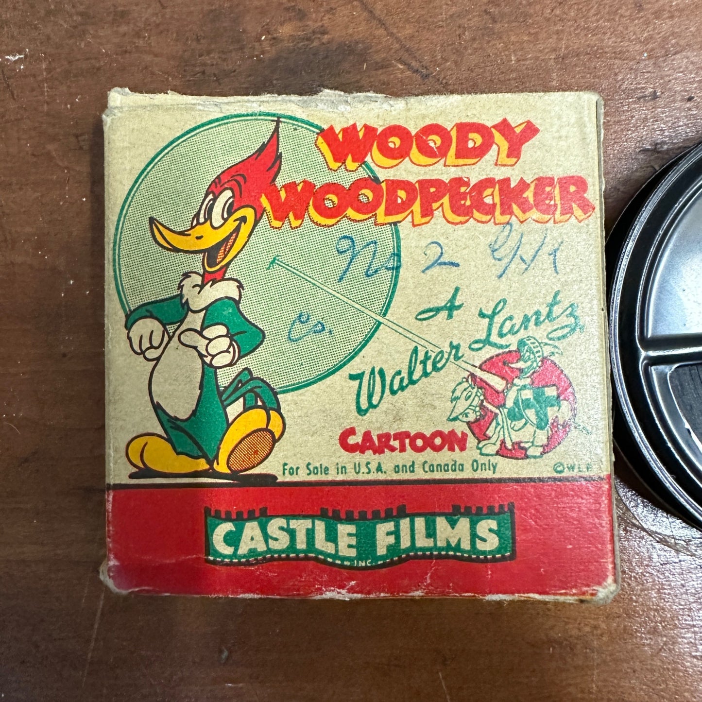 CASTLE FILMS WOODY WOODPECKER #454 "PANTRY PANIC" 8MM HEADLINE EDITION FILM REEL