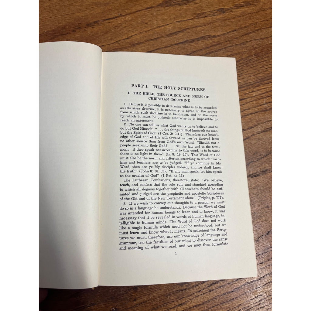 Vintage A Summary of Christian Doctrine Hardcover by Edward W.A. Koehler 1939 USA Bible Teachings
