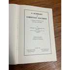 Vintage A Summary of Christian Doctrine Hardcover by Edward W.A. Koehler 1939 USA Bible Teachings