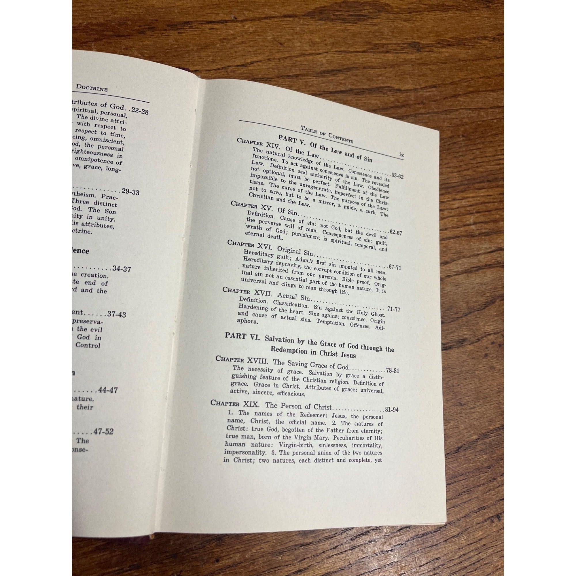 Vintage A Summary of Christian Doctrine Hardcover by Edward W.A. Koehler 1939 USA Bible Teachings