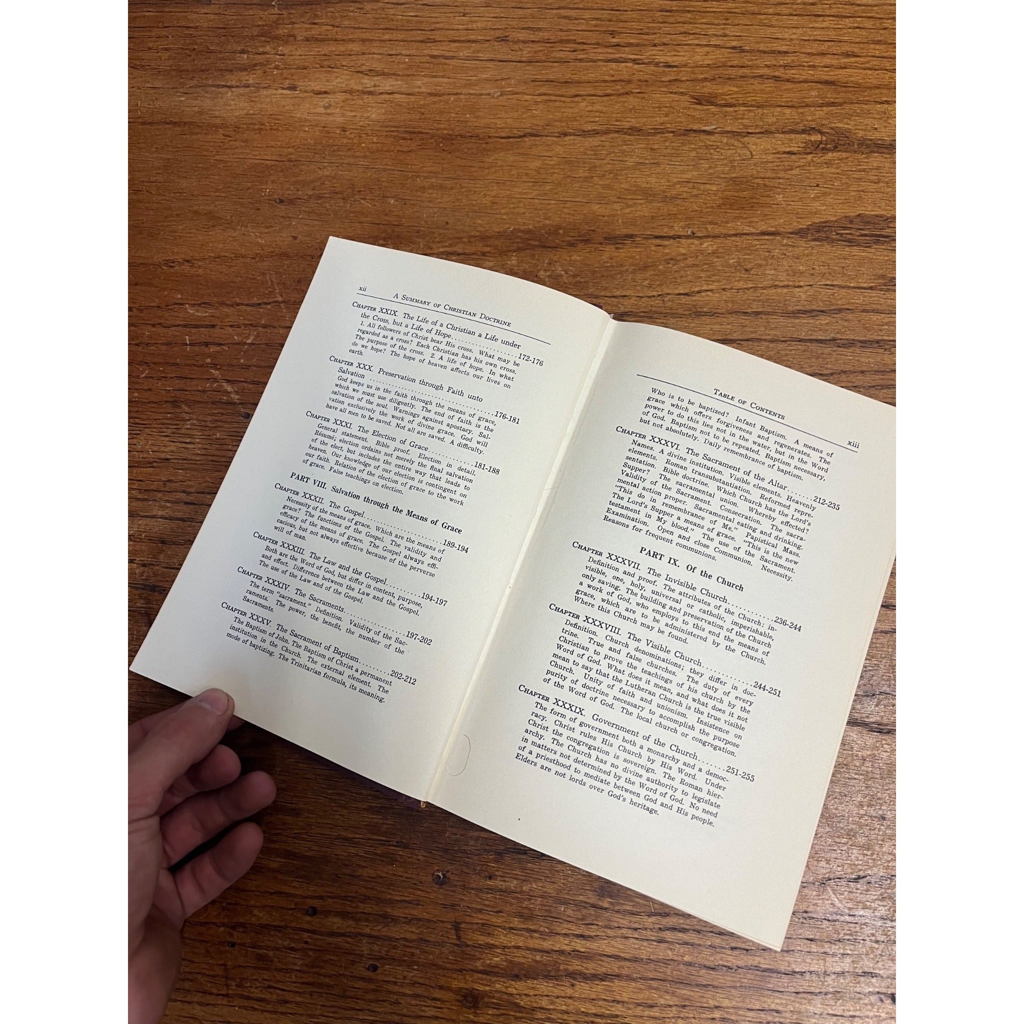 Vintage A Summary of Christian Doctrine Hardcover by Edward W.A. Koehler 1939 USA Bible Teachings