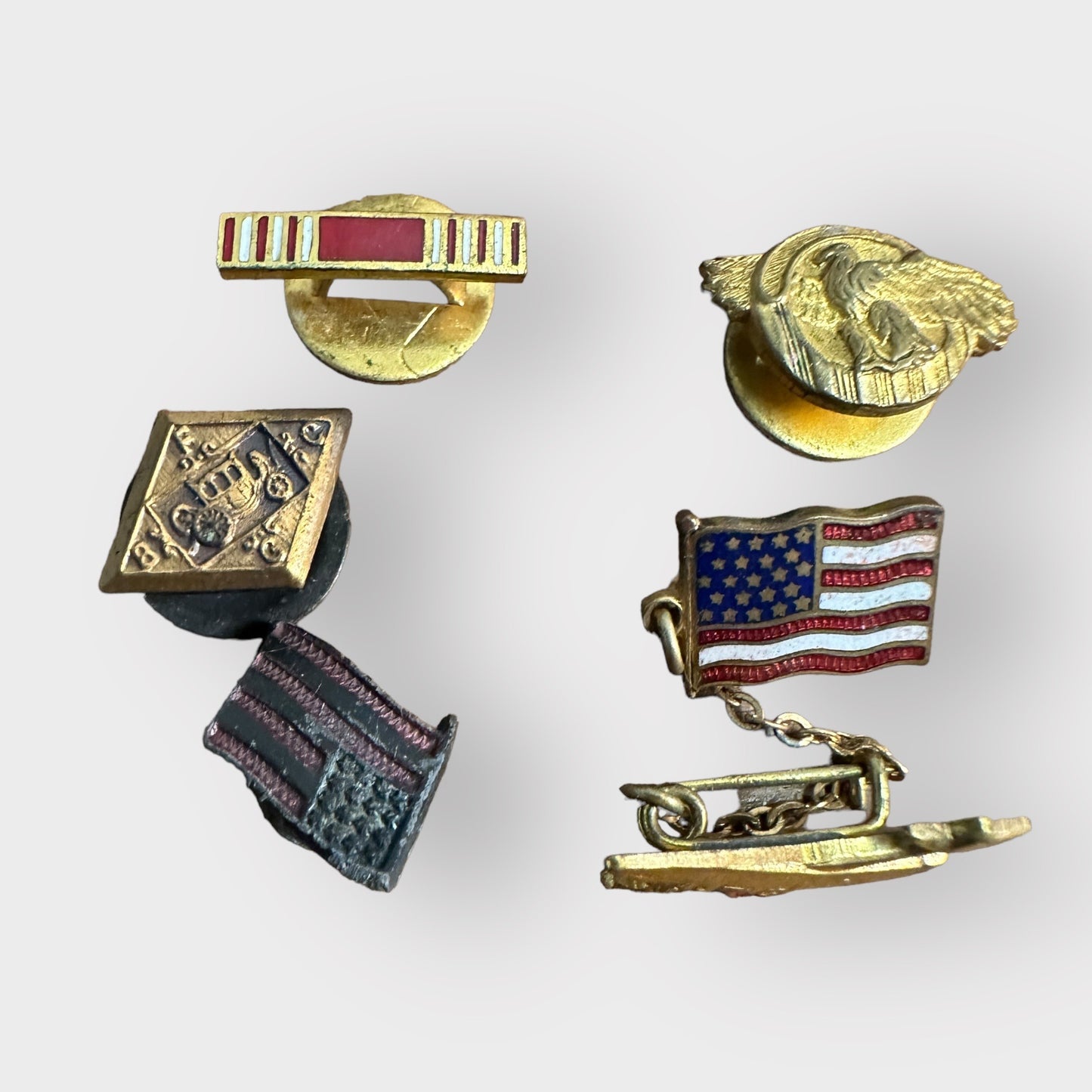 Vintage Estate Lot US Navy / Military  Lapel Pins Navy Reserve Ruptured Duck ++