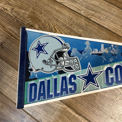 Vintage Dallas Cowboys NFL 30" Full Size Pennant Wincraft Edition #1