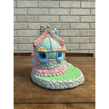 1990s Easter  Spring Themed Candy Shoppe Ceramic House Light Up Accents Unlimited