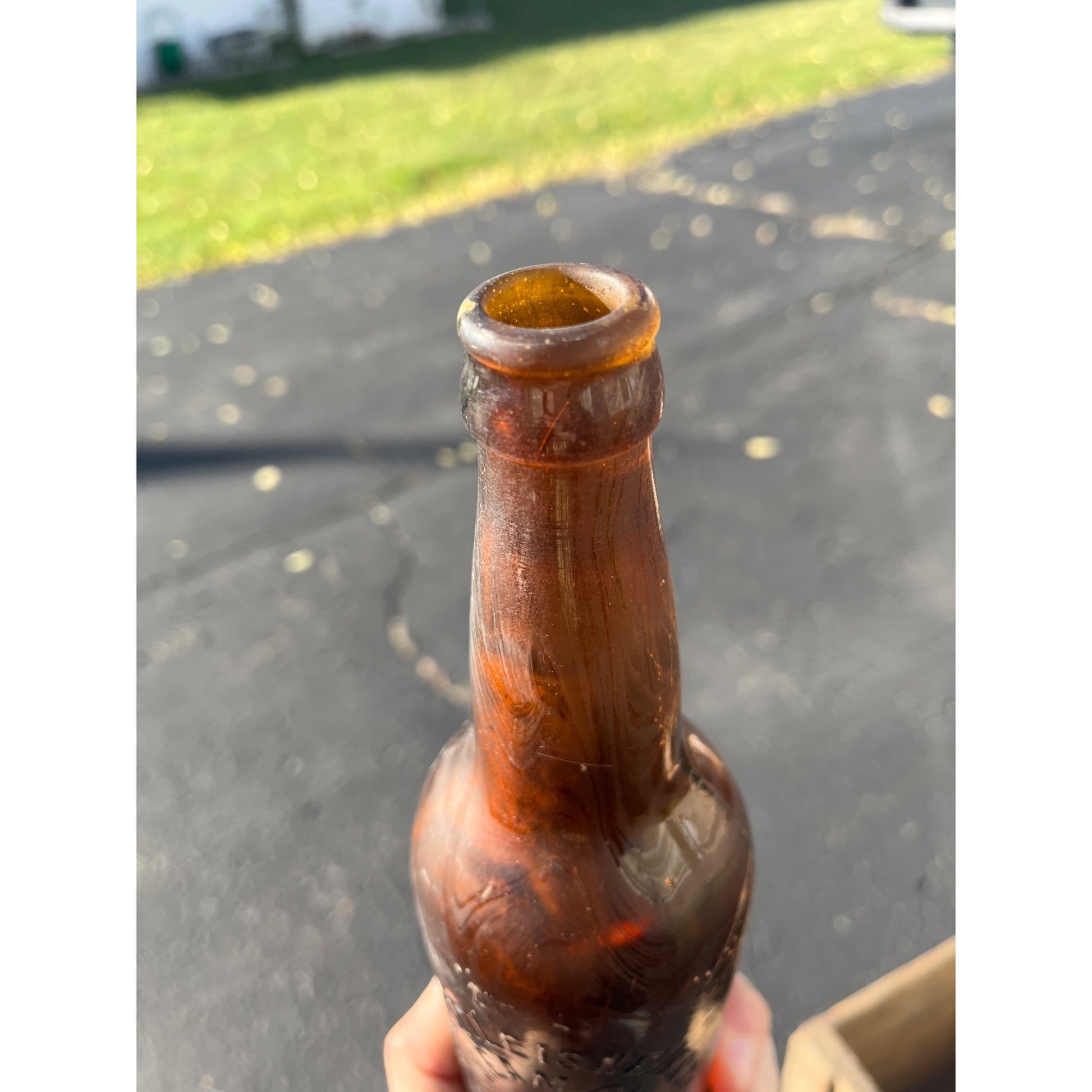 Vintage Pre-Pro Cream City Brewing Co. Amber Brown Beer Bottle Milwaukee Wis