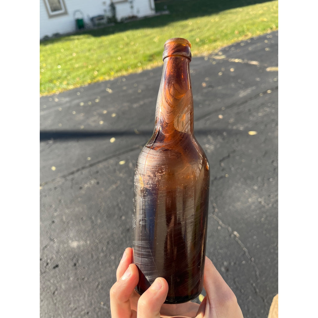 Vintage Pre-Pro Cream City Brewing Co. Amber Brown Beer Bottle Milwaukee Wis