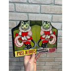 Vintage 1922 Childrens Puss In Boots Painting & Drawing Book Saalfield Pub