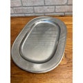 Vintage 1960s MCM Stainless Steel Serving Tray Meat Platter Gabis Sweden 19x13.5