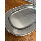 Vintage 1960s MCM Stainless Steel Serving Tray Meat Platter Gabis Sweden 19x13.5