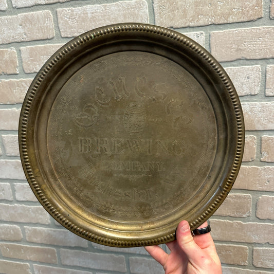 GENESEE BREWING PRE-PROHIBITION PLATED SERVING TRAY