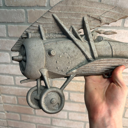 1975  VTG SEXTON AIRPLANES CAST ALUMINUM WALL ART DECOR