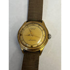 Vintage Benrus 25 Jewel Self Winding Men's Wrist Watch 3 Star Gold-Tone Running