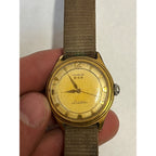 Vintage Benrus 25 Jewel Self Winding Men's Wrist Watch 3 Star Gold-Tone Running