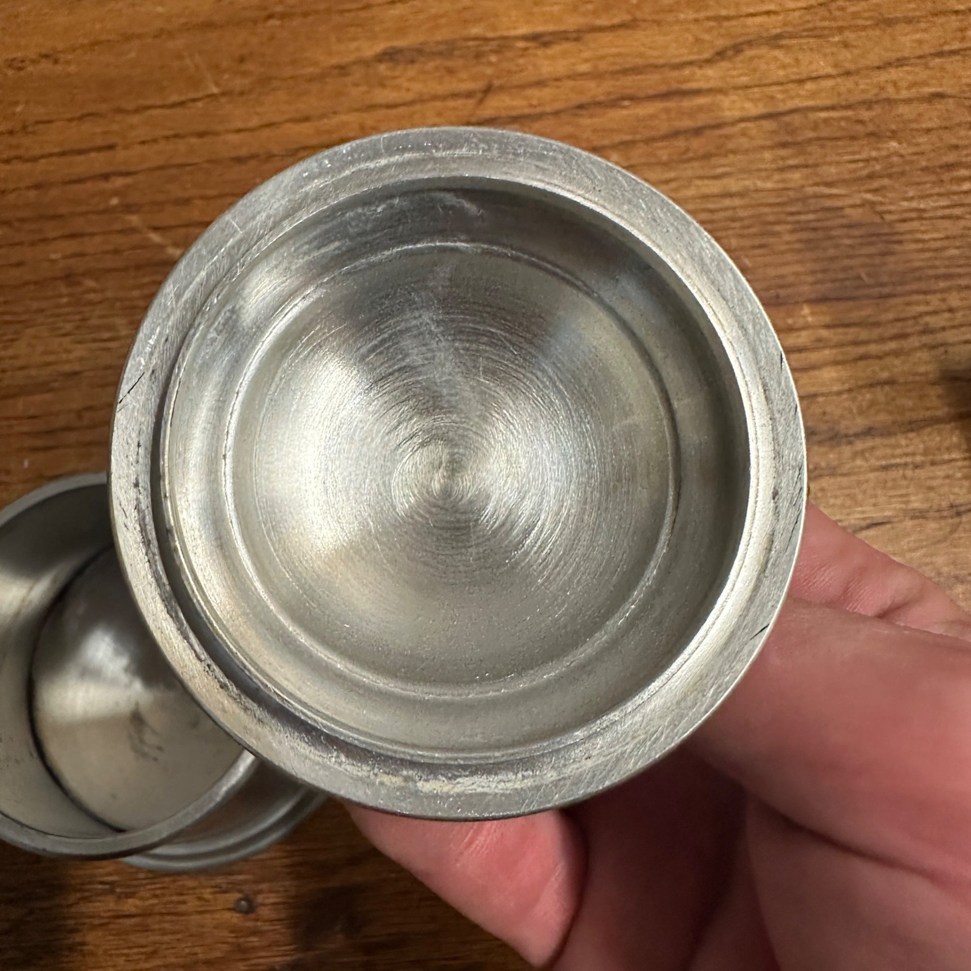 VTG Kirk Steiff Colonial Williamsburg-style Pewter Tea/Coffee Pot & Cream Sugar!