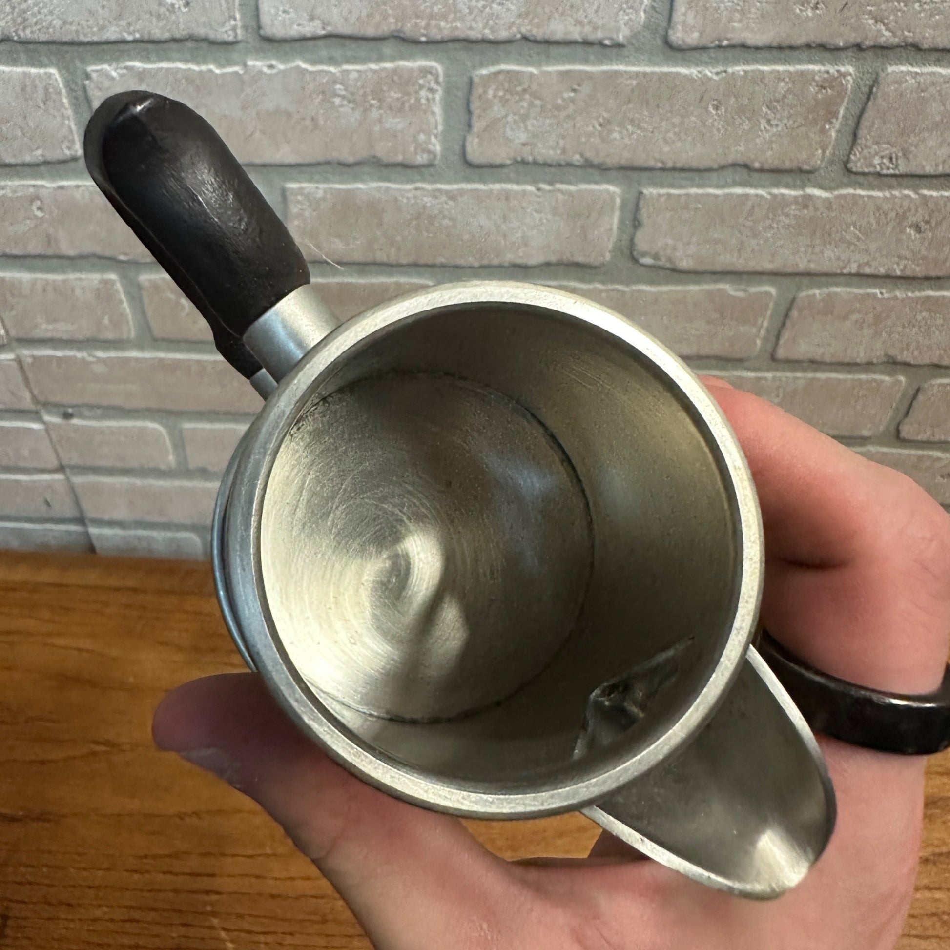 VTG Kirk Steiff Colonial Williamsburg-style Pewter Tea/Coffee Pot & Cream Sugar!