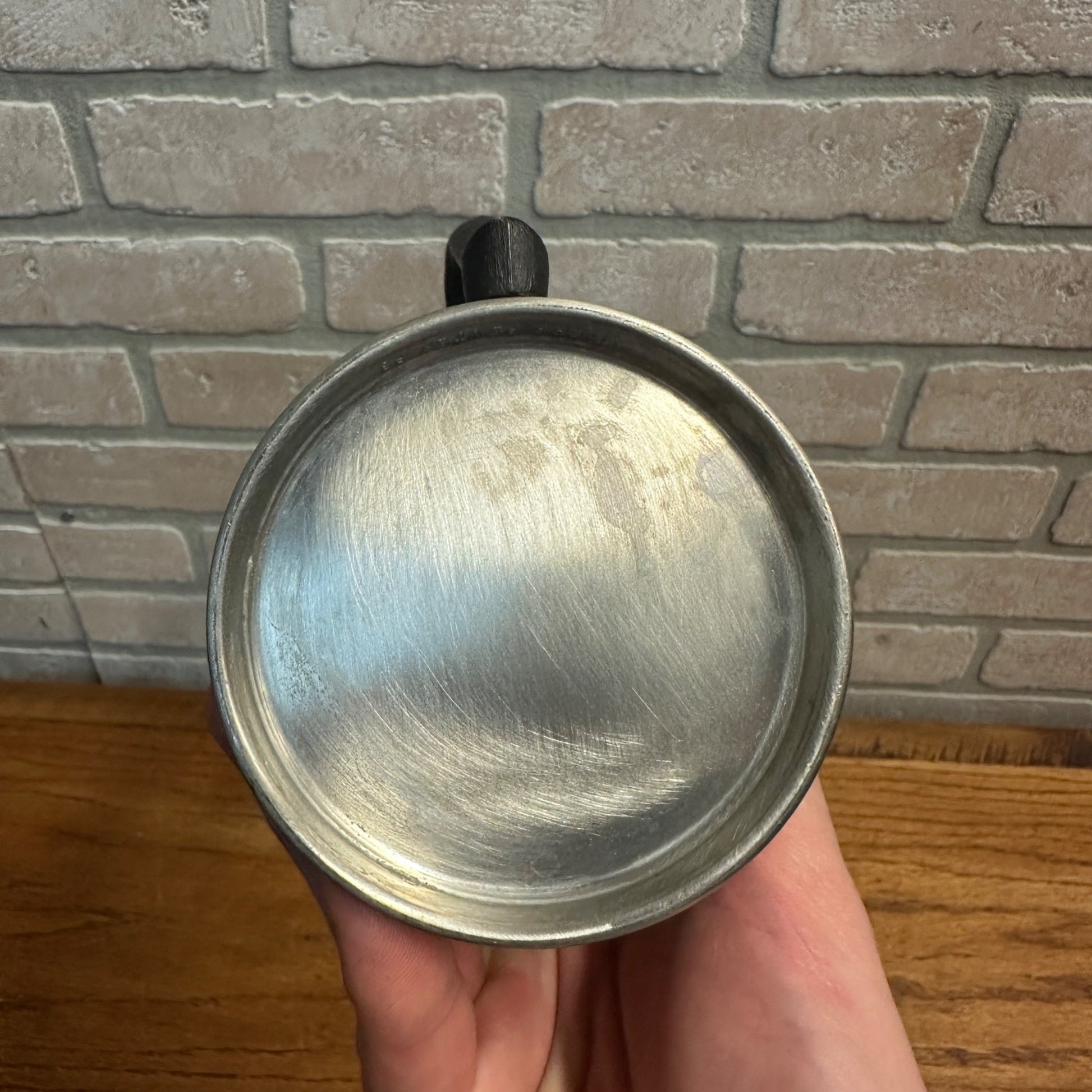 VTG Kirk Steiff Colonial Williamsburg-style Pewter Tea/Coffee Pot & Cream Sugar!