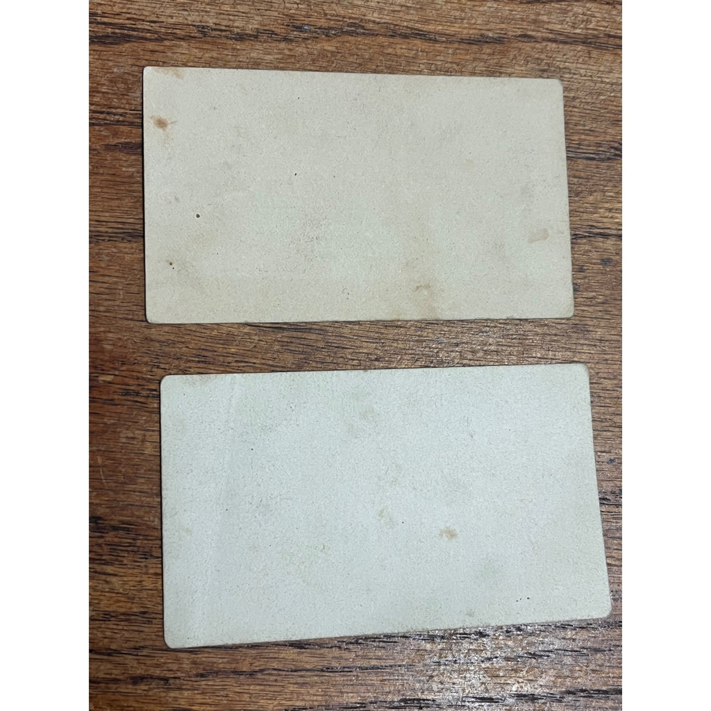 Antique c1880s Victorian Escort / Flirtation Courtship Invitation Cards Acquaintance